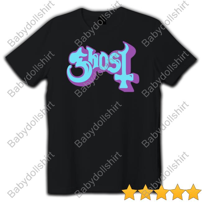 Ghost Merch Ghost 70'S Logo Shirt Ghost Merch Ghost 70'S Logo Shirt