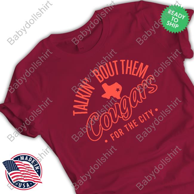Official Talkin' Bout Them Cougars For The City T-Shirt Official Talkin' Bout Them Cougars For The City T-Shirt