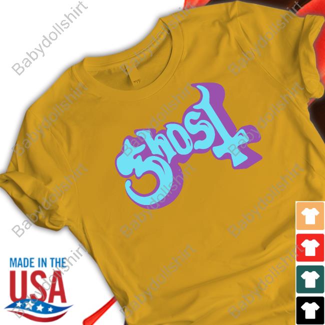 Ghost Merch Ghost 70'S Logo Shirt Ghost Merch Ghost 70'S Logo Shirt