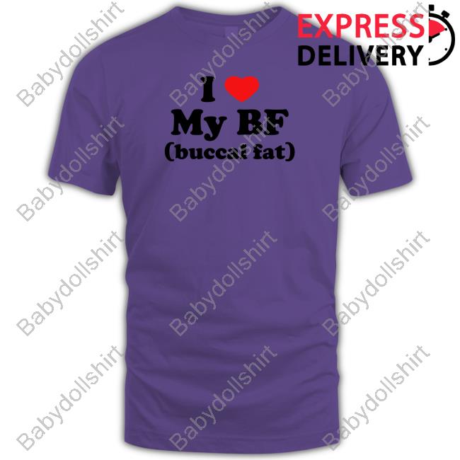 Thegoodshirts I Love My Bf (Buccal Fat) Hoodie Thegoodshirts I Love My Bf (Buccal Fat) Hoodie