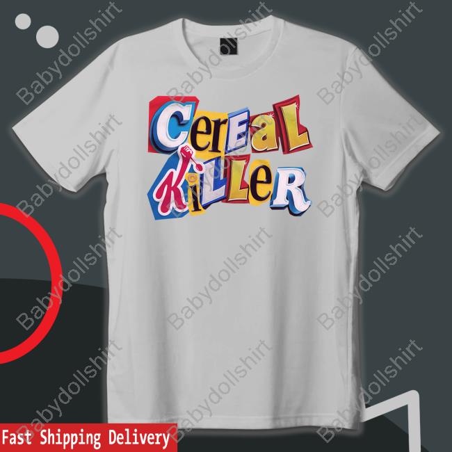 Cereal Killer Ransom Note Tee Cereal Killer Ransom Note Tee