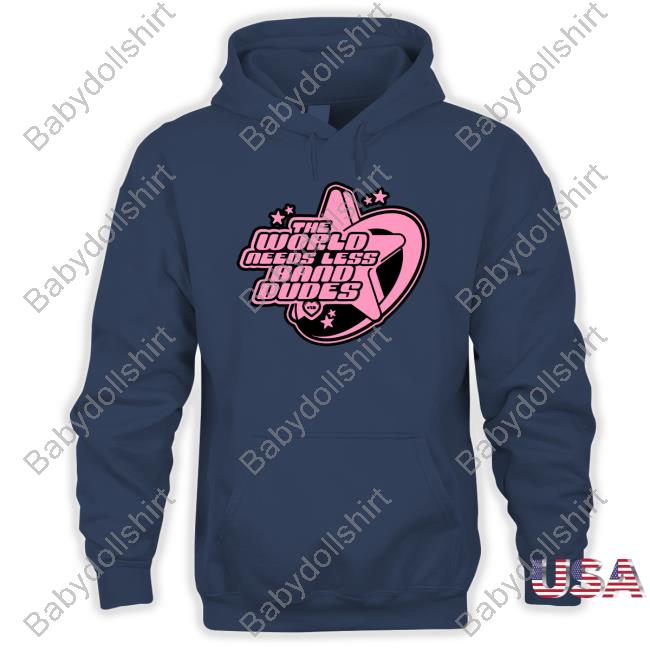 Official Scene Queen Merch The World Needs Less Band Dudes 18+ Hoodie Official Scene Queen Merch The World Needs Less Band Dudes 18+ Hoodie