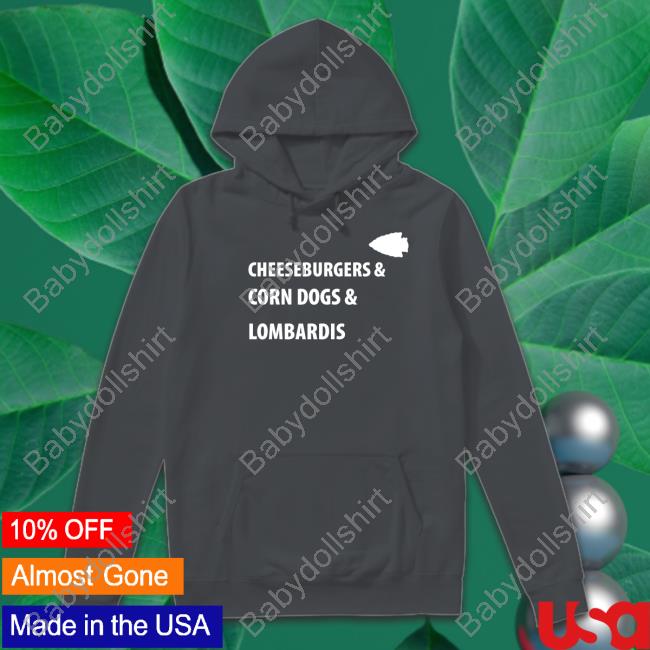Kansas City Chiefs Cheeseburgers & Corn Dogs & Lombardis Long Sleeve T Shirt Farzin Vousoughian Kansas City Chiefs Cheeseburgers & Corn Dogs & Lombardis Long Sleeve T Shirt Farzin Vousoughian