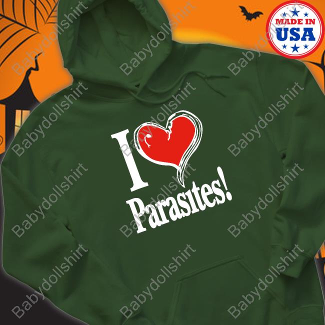 Official I Love Parasites Tee Shirt Official I Love Parasites Tee Shirt