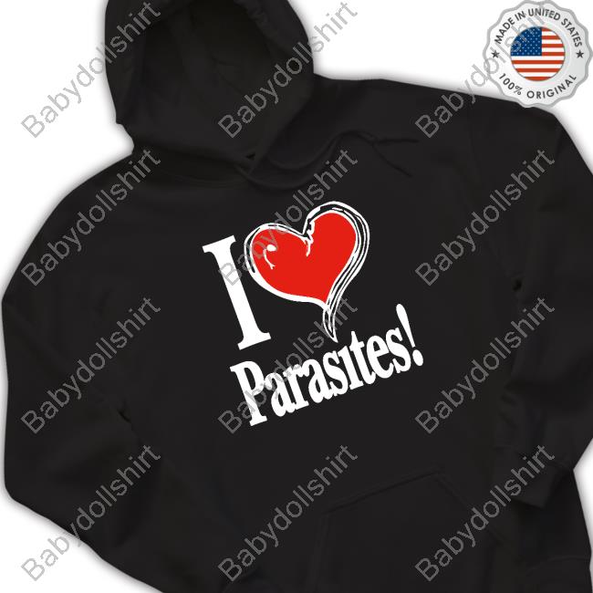 Official I Love Parasites Tee Shirt Official I Love Parasites Tee Shirt