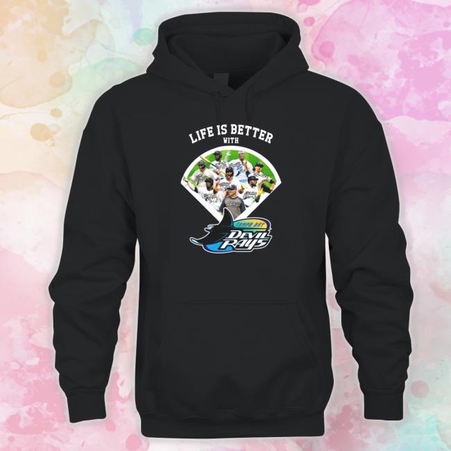 Life is better with tampa bay devil rays signature Shirt Life is better with tampa bay devil rays signature Shirt