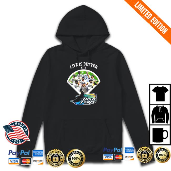 Life is better with tampa bay devil rays signature Shirt Life is better with tampa bay devil rays signature Shirt