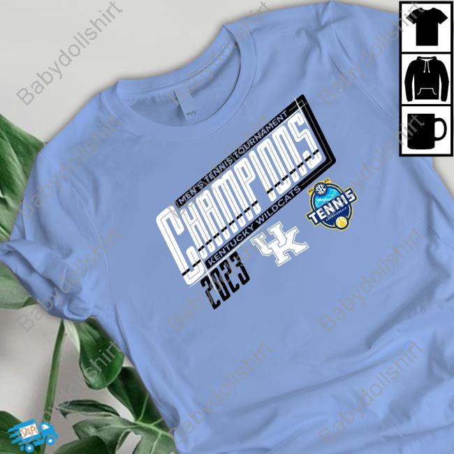 Kentucky Wildcats 2023 Sec Men's Tennis Tournament Champions T-Shirt Kentucky Wildcats 2023 Sec Men's Tennis Tournament Champions T-Shirt