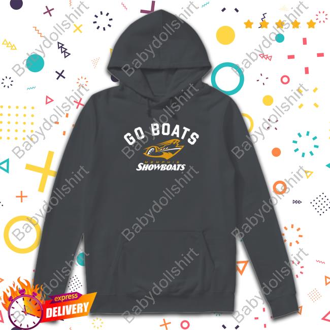Official BreakingT Memphis Showboats Go Boats Long Sleeve Tee Official BreakingT Memphis Showboats Go Boats Long Sleeve Tee