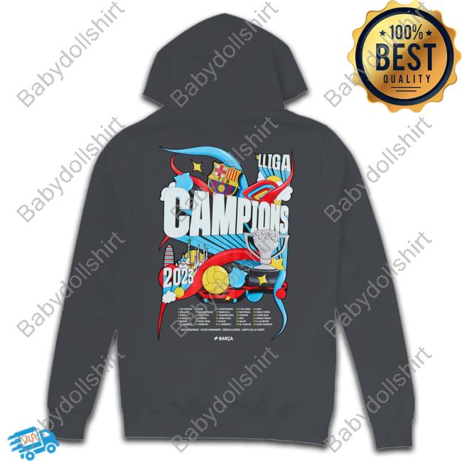 Fc Barcelona La Lliga És Nostra El Futur També Temporada 2022/23 Crewneck Sweatshirt Fc Barcelona La Lliga És Nostra El Futur També Temporada 2022/23 Crewneck Sweatshirt