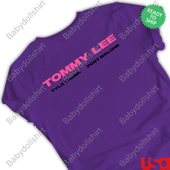 Official Post Malone Merch Tommy Lee Cover T-Shirt Official Post Malone Merch Tommy Lee Cover T-Shirt
