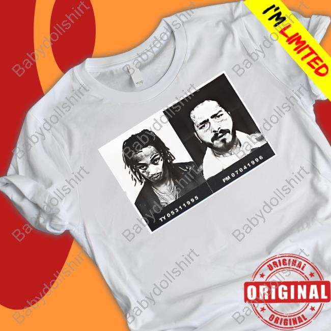 Official Post Malone Merch Tommy Lee Cover T-Shirt Official Post Malone Merch Tommy Lee Cover T-Shirt