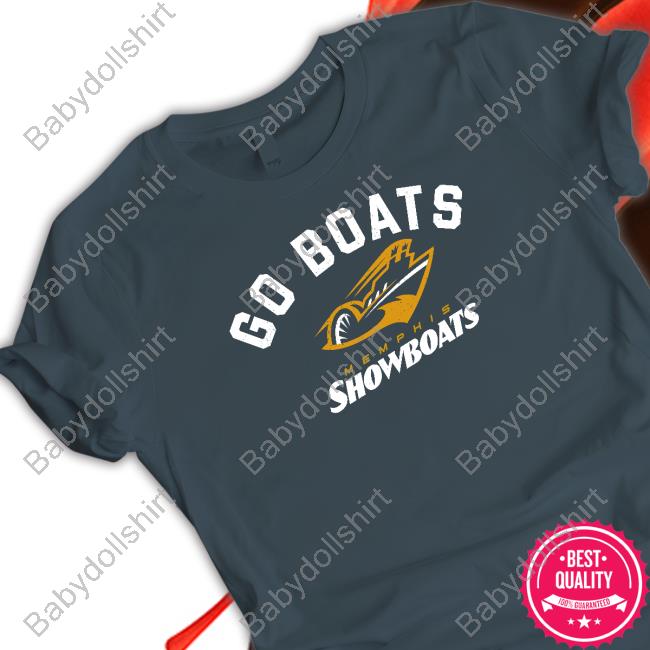 Official BreakingT Memphis Showboats Go Boats Long Sleeve Tee Official BreakingT Memphis Showboats Go Boats Long Sleeve Tee