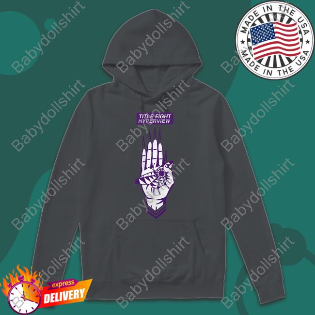 Title Fight Hyperview Hand Shirt Title Fight Hyperview Hand Shirt