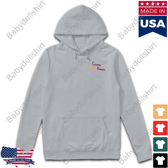 Official AS Roma Store Cuore Giallo Rosso Shirt Official AS Roma Store Cuore Giallo Rosso Shirt