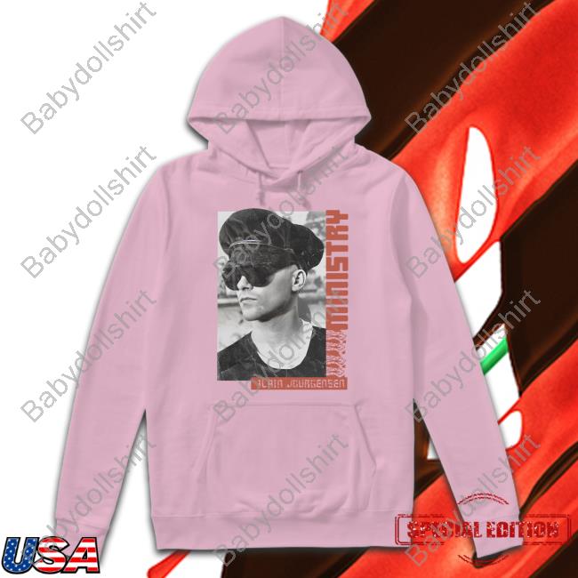 Official Ministry Merch Alain 86 Jourgensn Sweatshirt Official Ministry Merch Alain 86 Jourgensn Sweatshirt