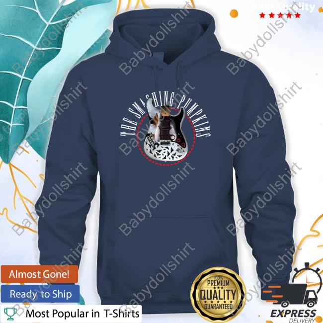 Smashing Pumpkins Bat Strat Hoodie Smashing Pumpkins Bat Strat Hoodie
