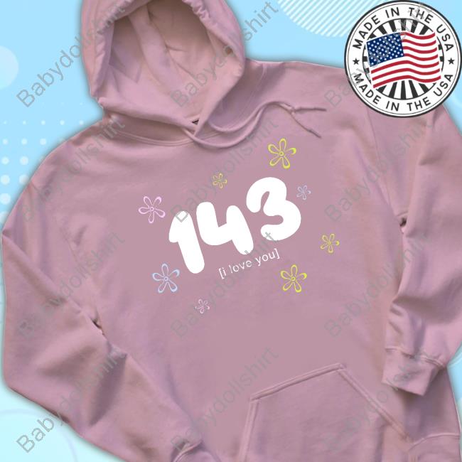 Official Punz 143 I Love You Pullover Shirt Official Punz 143 I Love You Pullover Shirt