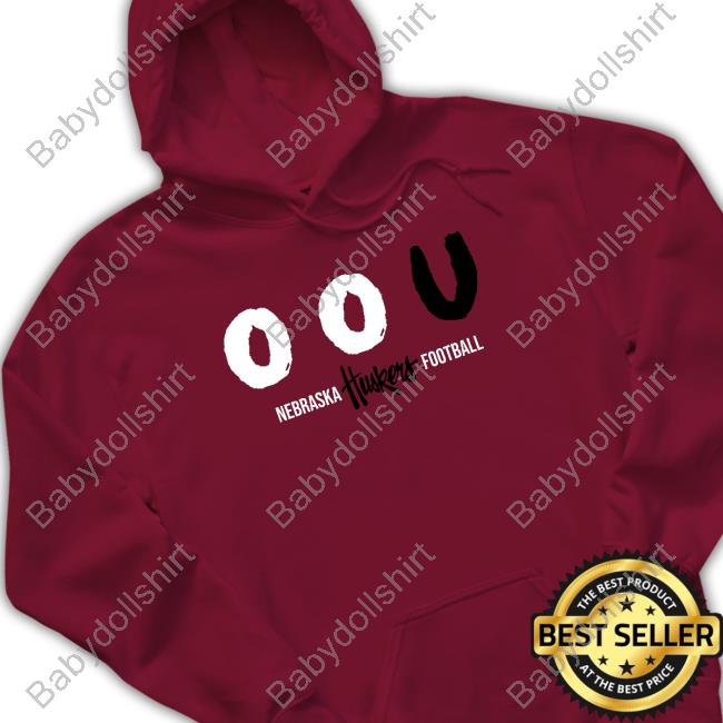 OOU One Of Us Nebraska Huskers Football Hoodie OOU One Of Us Nebraska Huskers Football Hoodie