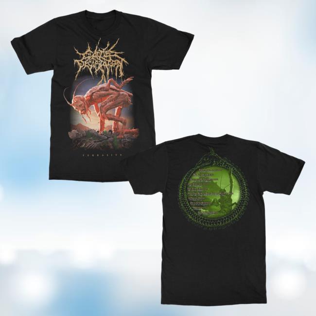 Official Indiemerchstore Cattle Decapitation "Terrasite" Long Sleeve Tees Indie Merch Store Official Indiemerchstore Cattle Decapitation "Terrasite" Long Sleeve Tees Indie Merch Store