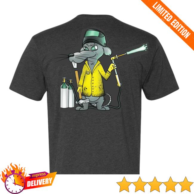 Official Fab Rats Merch Fab Rats Welder Rat Logo Tee New Official Fab Rats Merch Fab Rats Welder Rat Logo Tee New