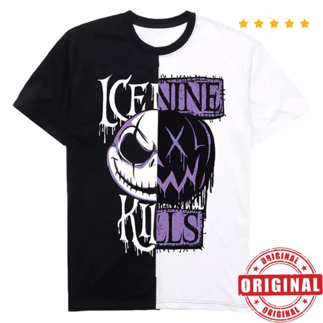 Official Ink Merch Store Ice Nine KillsJack Skillington Split Shirt New IceNineKills Official Ink Merch Store Ice Nine KillsJack Skillington Split Shirt New IceNineKills