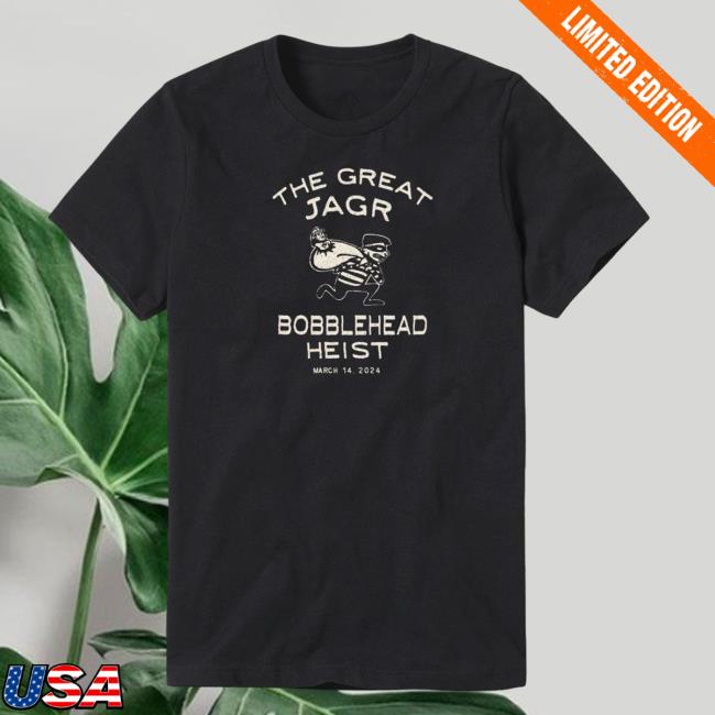 Steel City Apparel Official Store Merch Shop | The Great Jagr Bobblehead Heist March 14 2024 Tee Steel City Apparel Official Store Merch Shop | The Great Jagr Bobblehead Heist March 14 2024 Tee