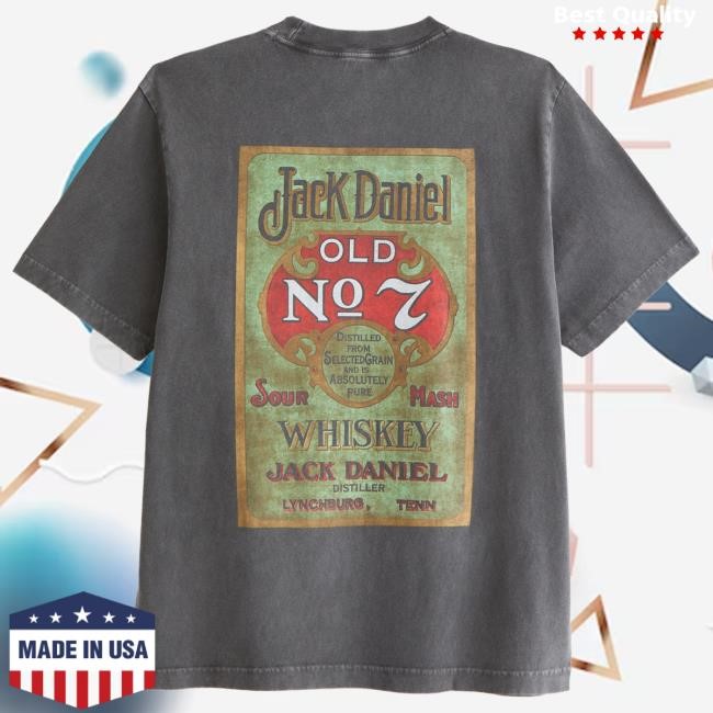 Official Abercrombie And Fitch Jack Daniel's Vintage-Inspired Graphic Shirt