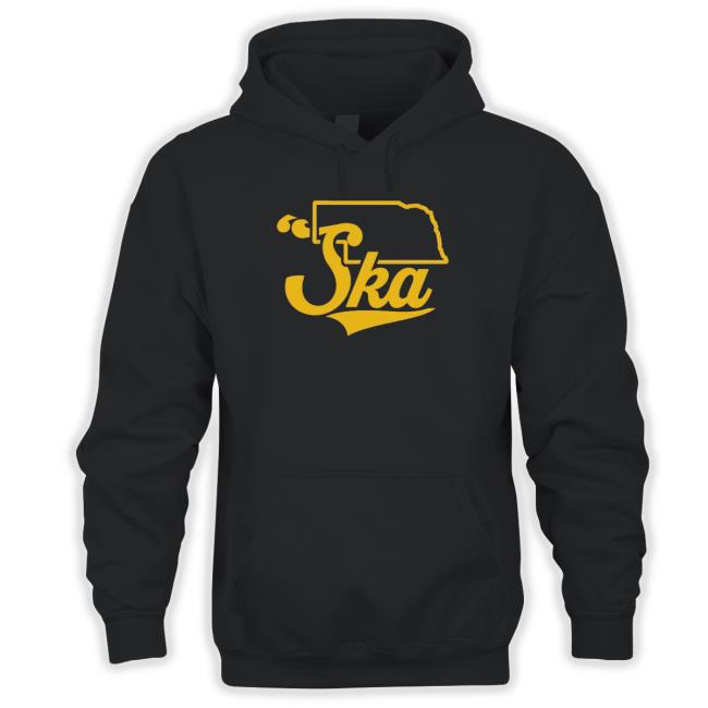 Nebraska Ska Cardinal Hooded Sweatshirt