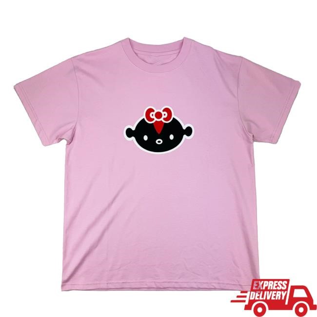 Hello Darkie Short Sleeve Shirt Official Lil Darkie Merchandise — Small Dark One