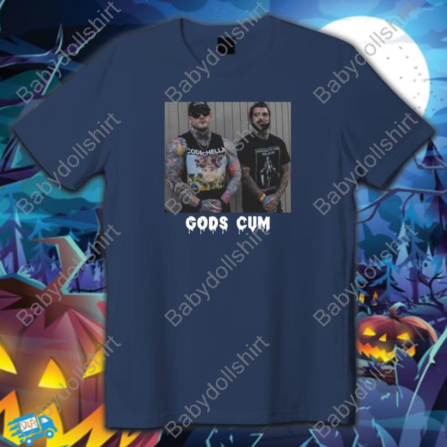 Gifts For Goths Merch Official Gods Cum Tee