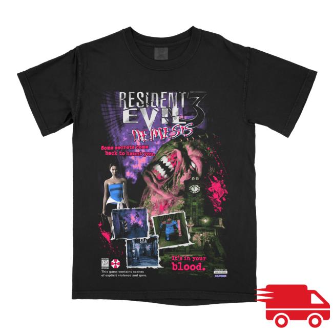 Official Resident Evil 3: Nemesis • Fight The Monster (Alternate Colorway Variant) T-Shirts