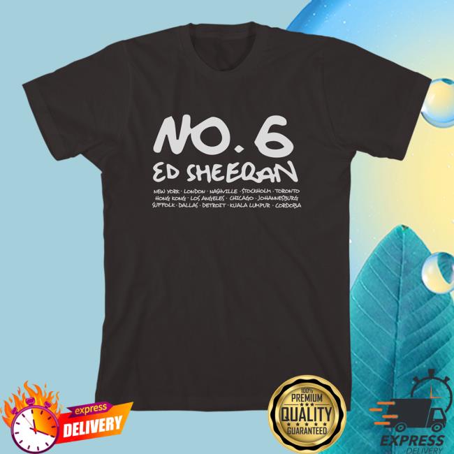 Official No.6 Collaborations Project Black T Shirts