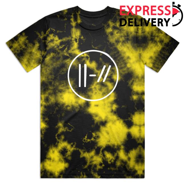 Twenty One Pilots Merch Logo Wash Tie Dye Tee