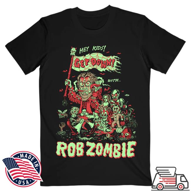 Official Rob Zombie Store Shop Get Down Parade Attractive Shirt Rob Zombie Apparel Shop RobZombie