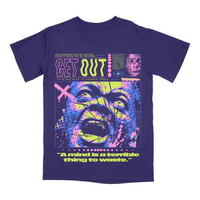 Official Studiohouse Designs Get Out Hot Shirt Purple