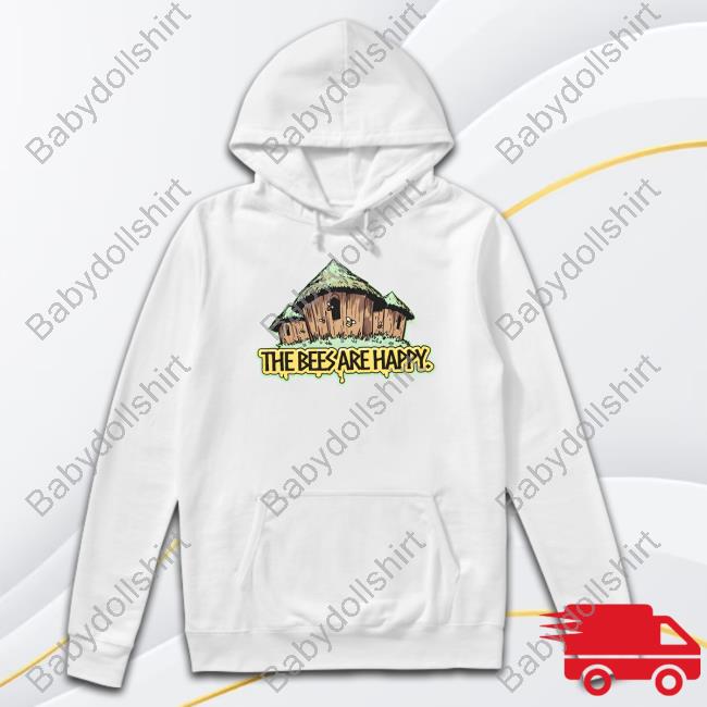 The Bees Are Happy Hooded Sweatshirt