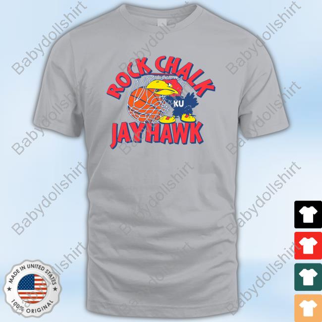 Kansas Jayhawks Homefield Vintage Rock Chalk Long Sleeve Tee
