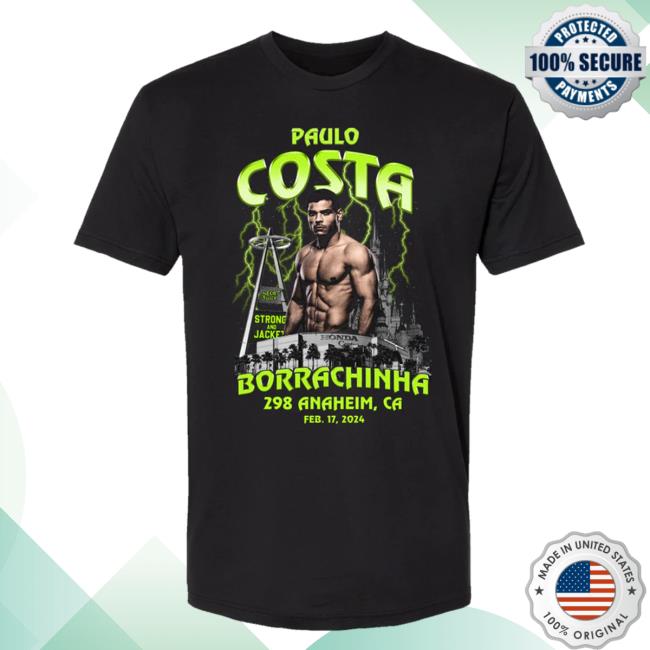 Paulo Costa Merch 298 Anaheim Tees