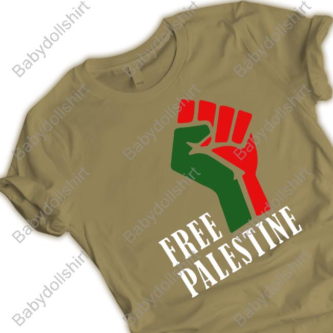 Official Wear It Proud Tshirt Palestine Fist