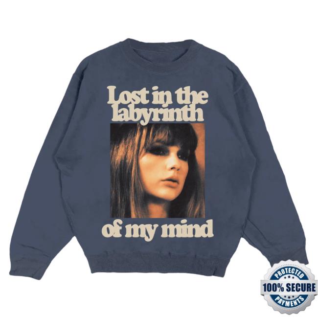 Official Taylor Swift Merch Store Lost In The Labyrinth Of My Mind Long Sleeve Tee Shirt TaylorSwift Apparel Clothing Shop