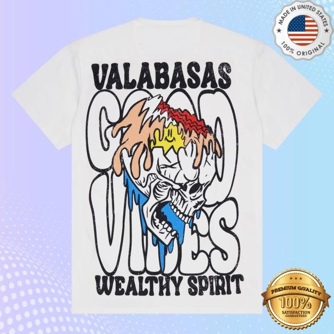 "Wealthy Spirit" Vintage Washed White Tshirt