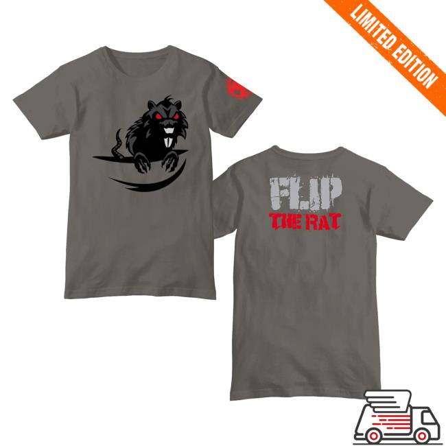 Official Icp Merch Clothing Store Insane Clown Posse Flip The Rat Charcoal New Shirt