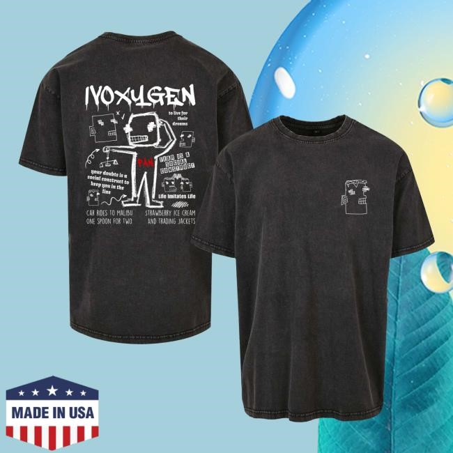 Ivoxygen Fan Washed Shirt Ivoxygen Merch Store