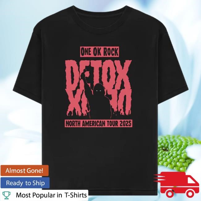 Official One Ok Rock Live North American Tour Shirts