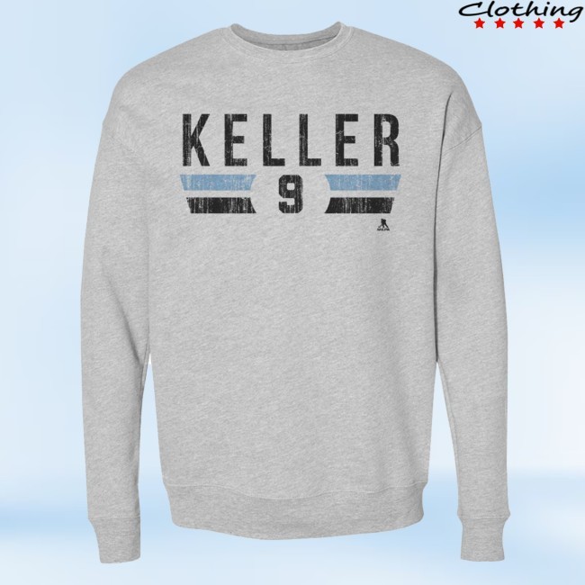 500 LEVEL Clayton Keller Utah Font Crew Sweatshirt