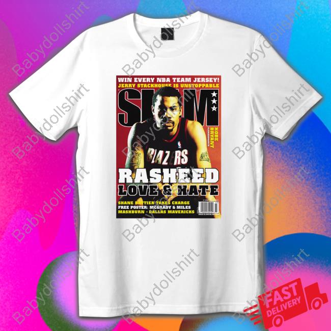 Official Slam Cover Portland Trail Blazers Rasheed Wallace Sweatshirt