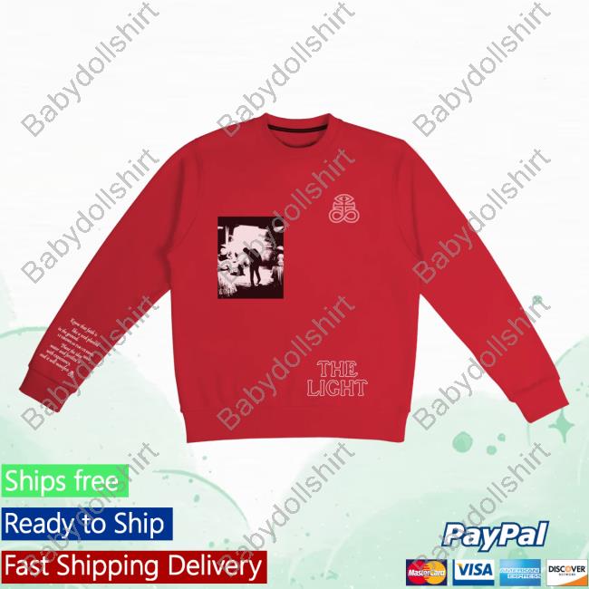 Officia Joey Badass Clothing Shop Merch Ceremony The Light Sweater Red Joeybadass
