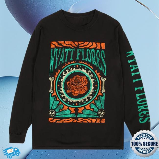 Wyatt Flores Flower Power LS Tee – Wyatt Flores Merch Shop