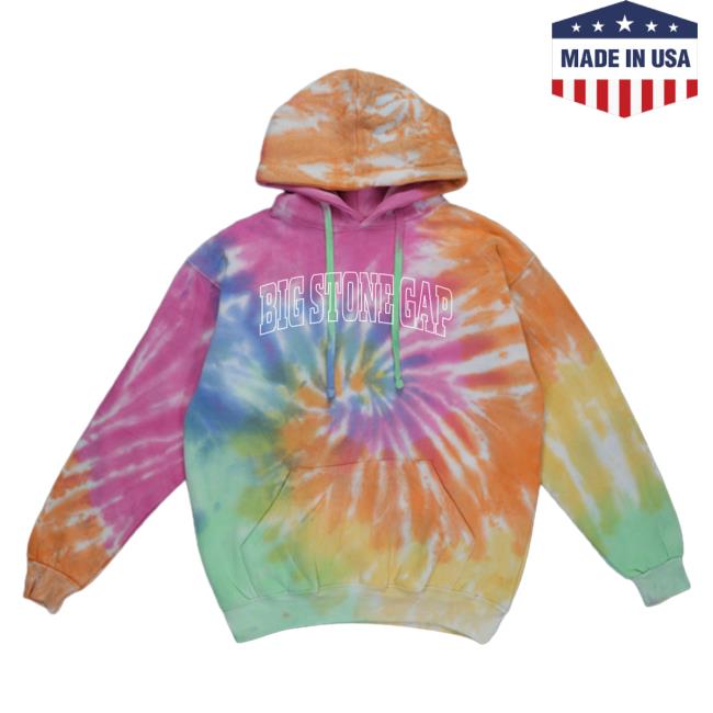 Official Hometown Apparel Clothing Merch Big Stone Gap Virginia Trendy Block Tie Dye Sweater Eternity